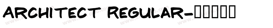 Architect Regular字体转换